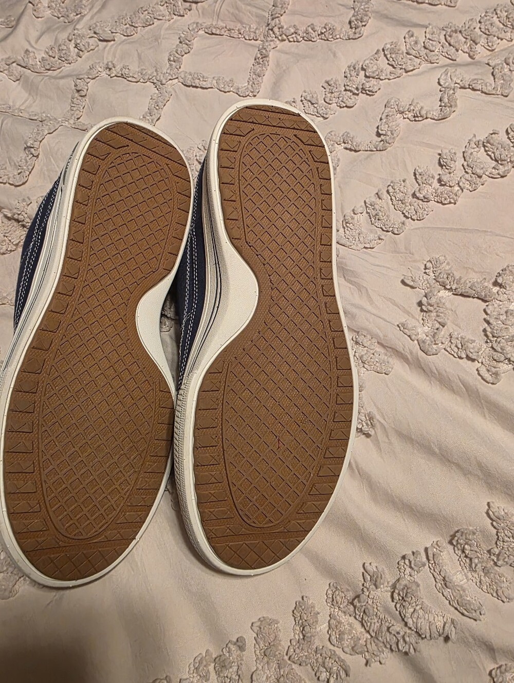 Skechers Navy Canvas Lace-Up Sneakers - Picture 4 of 4